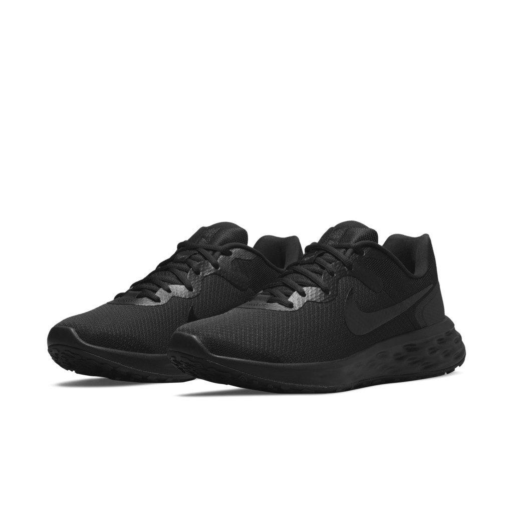 Nike Revolution 6 Next Nature Road Running Black 50% Sustainable Materials (DC3728-001)
