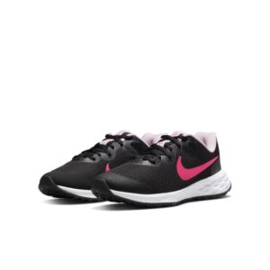 Nike Revolution 6 Older Kids’ Road Running Black 50% Sustainable Materials (DD1096-007)