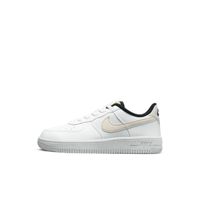 Nike Force 1 Younger Kids’ White 50% Sustainable Materials (DH8696-101)