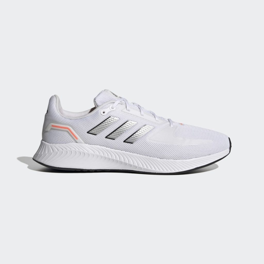 Adidas Run Falcon 2.0 Cloud White / Silver Metallic / Solar Red (FY5944)