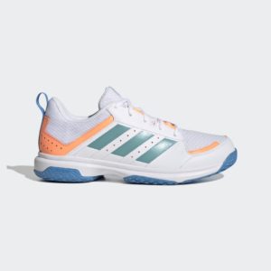Adidas Ligra 7 Indoor Cloud White / Cloud White / Beam Orange (GX1262)
