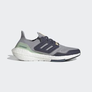 Adidas Ultraboost 22 Halo Silver / Shadow Navy / Linen Green (GX9158)