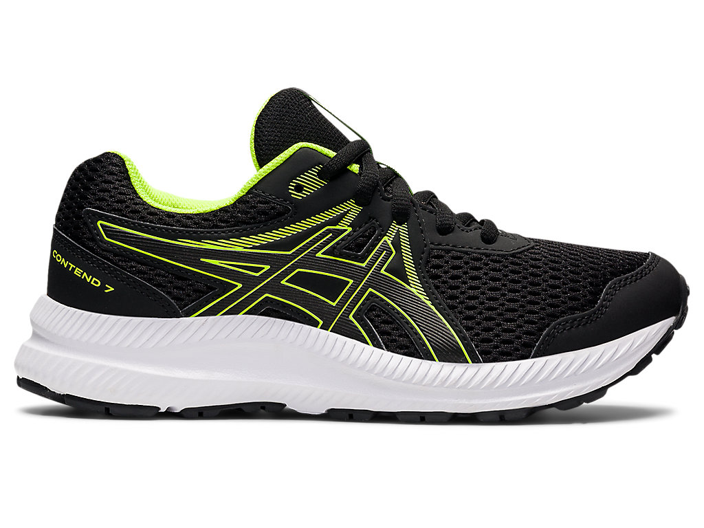 Asics CONTEND™ 7 GS Black/Hazard Green (1014A192.005)