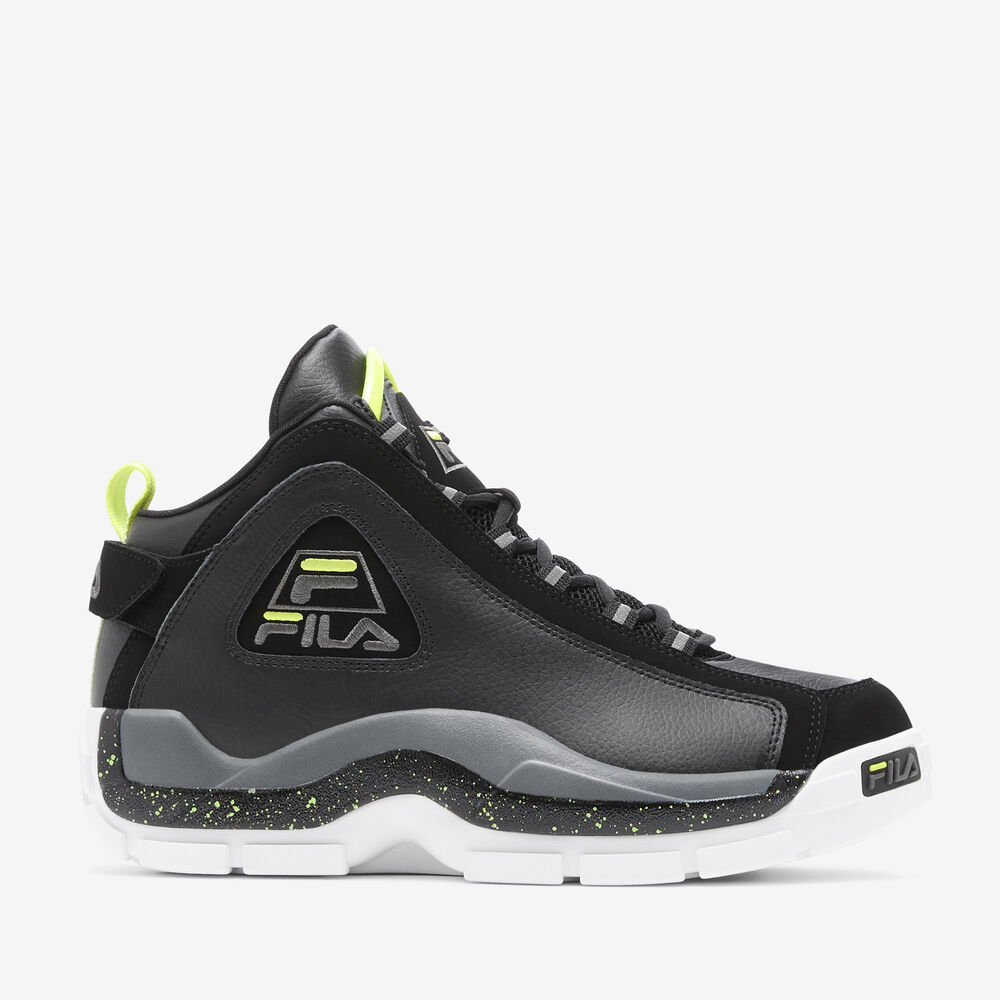 Fila Grant Hill 2 Black / Sunny Lime / Castlerock (1BM01753-008)