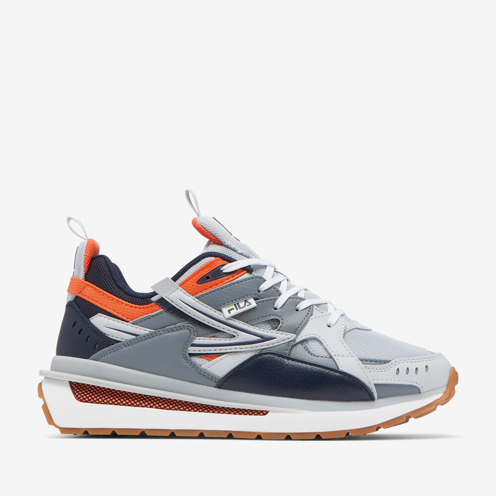 Fila Sandenal Glacier Grey / Red Orange / Dress Blue (1RM02029-085)