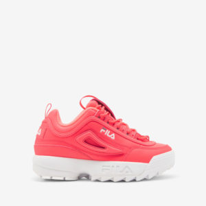 Fila big kids’ disruptor 2 logo reveal Deep Pink / White / Castlerock (3FM01010-669)
