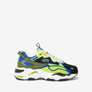 Fila Little Kids’ Ray Tracer Apex White / Black / Lime Punch (3RM01993-116)