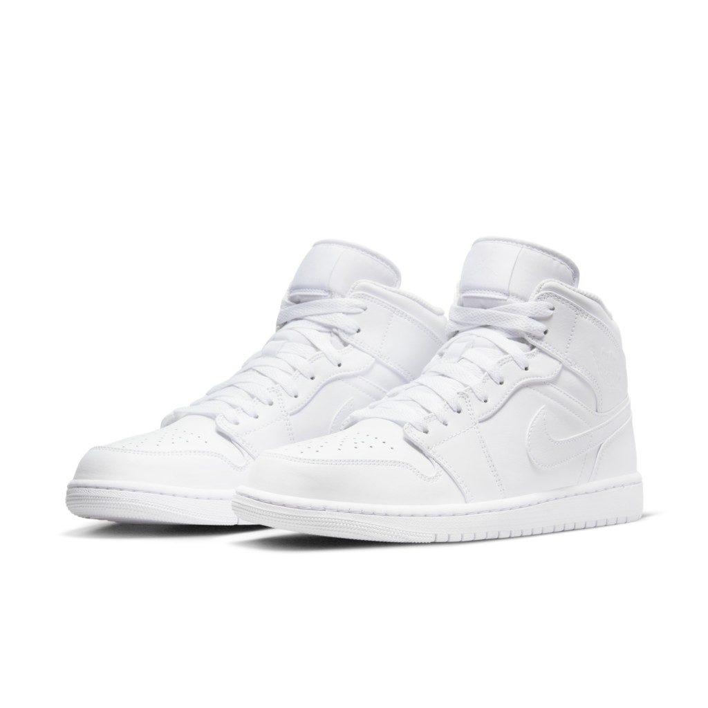 Air Jordan 1 Mid White (554724-136)
