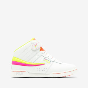 Fila F-13 

 White / Safety Yellow / Knockout Pink

 (5FM01727-140)