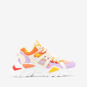 Fila Cage Mid Mixed Media 

 Cadmium Orange / Crocus Petal / Gardenia

 (5RM01753-827)