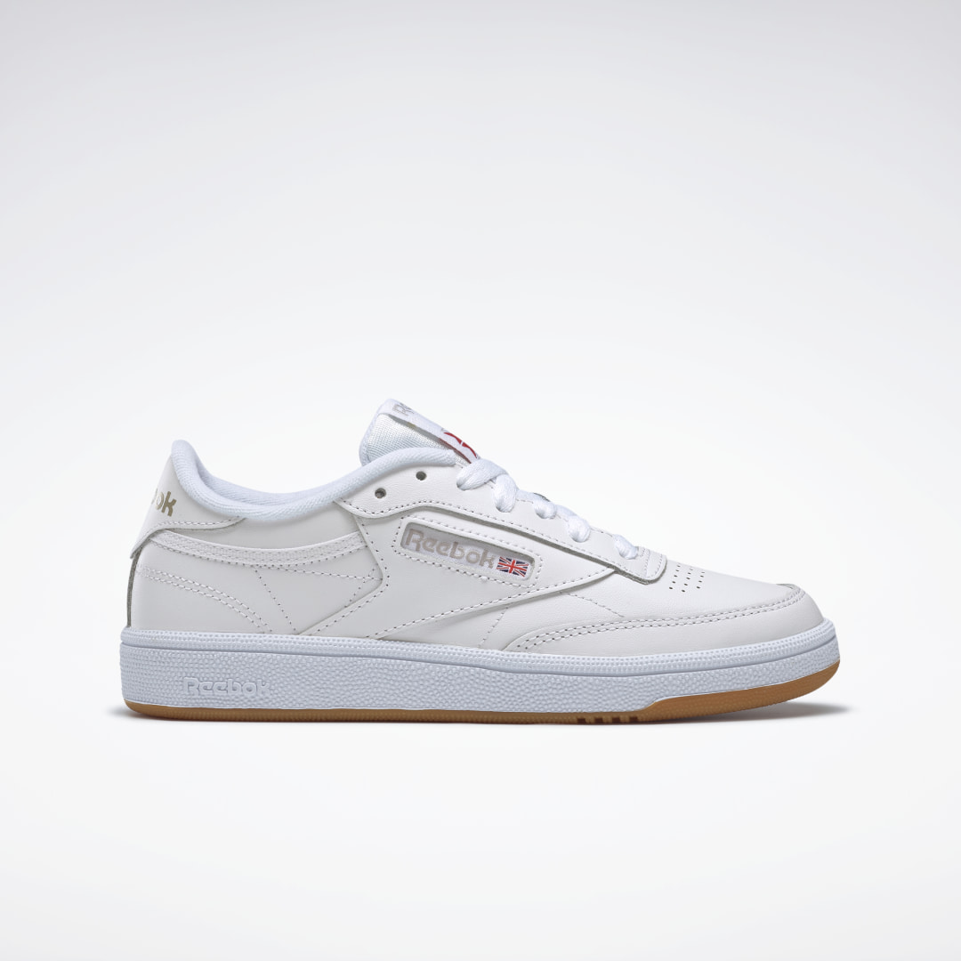 Reebok Club C 85 White / Light Grey / Gum (BS7686)