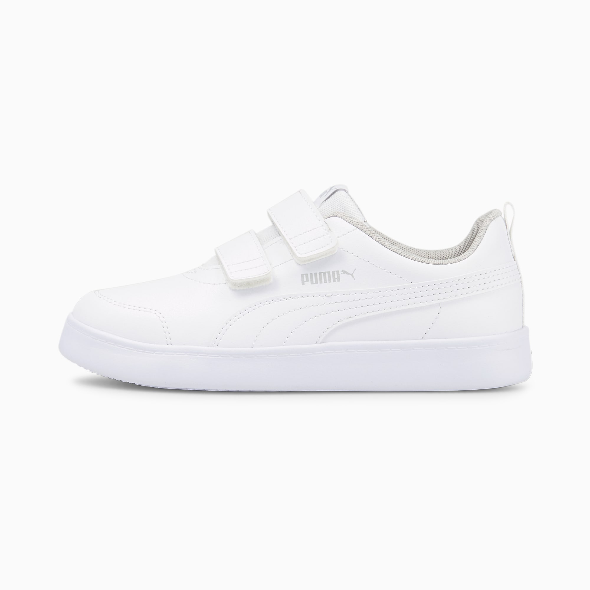 PUMA Courtflex V2 Kids’ White/Gray Violet (371543-04)