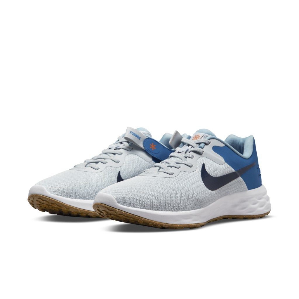 Nike Revolution 6 FlyEase Next Nature Easy On/Off Road Running Grey (DC8992-002)