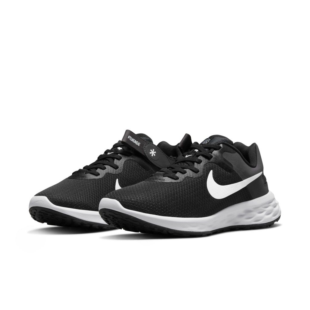 Nike Revolution 6 FlyEase Next Nature Easy On/Off Road Running Black (DC8997-003)