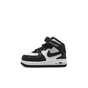 Nike x Stüssy Force 1 Mid Baby/Toddler Black (DN4160-002)