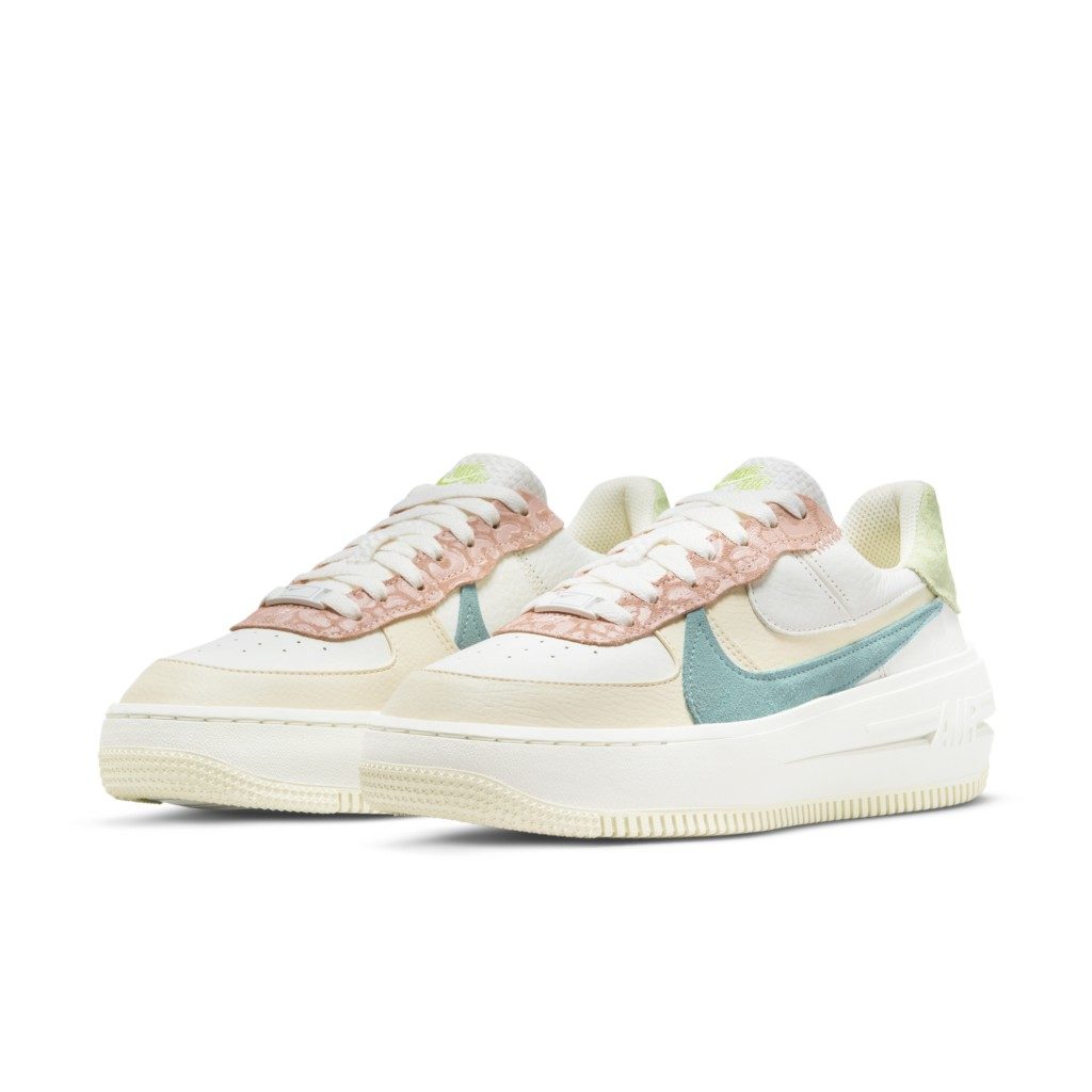 Nike Nike Air Force 1 PLT.AF.ORM Pastel Leopard DX2671-100 | Wit