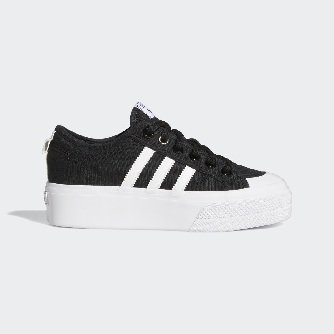 Adidas Nizza Platform Core Black / Cloud White / Cloud White (FV5321)