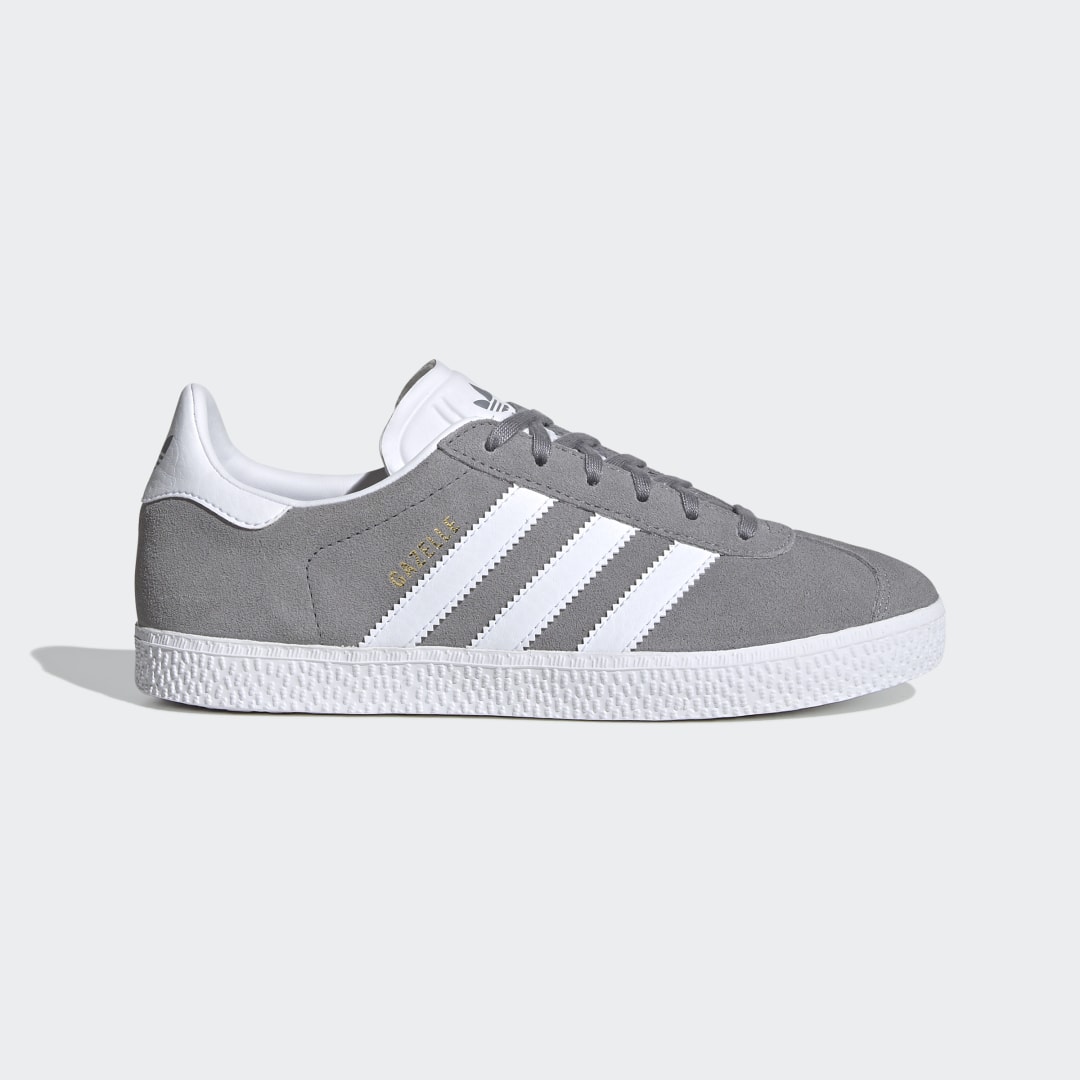 Adidas Gazelle Grey Three / Cloud White / Gold Metallic (FW0716)