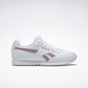 Reebok Royal Glide Ripple Clip Shoes White / Infused Lilac / White (FY1940)