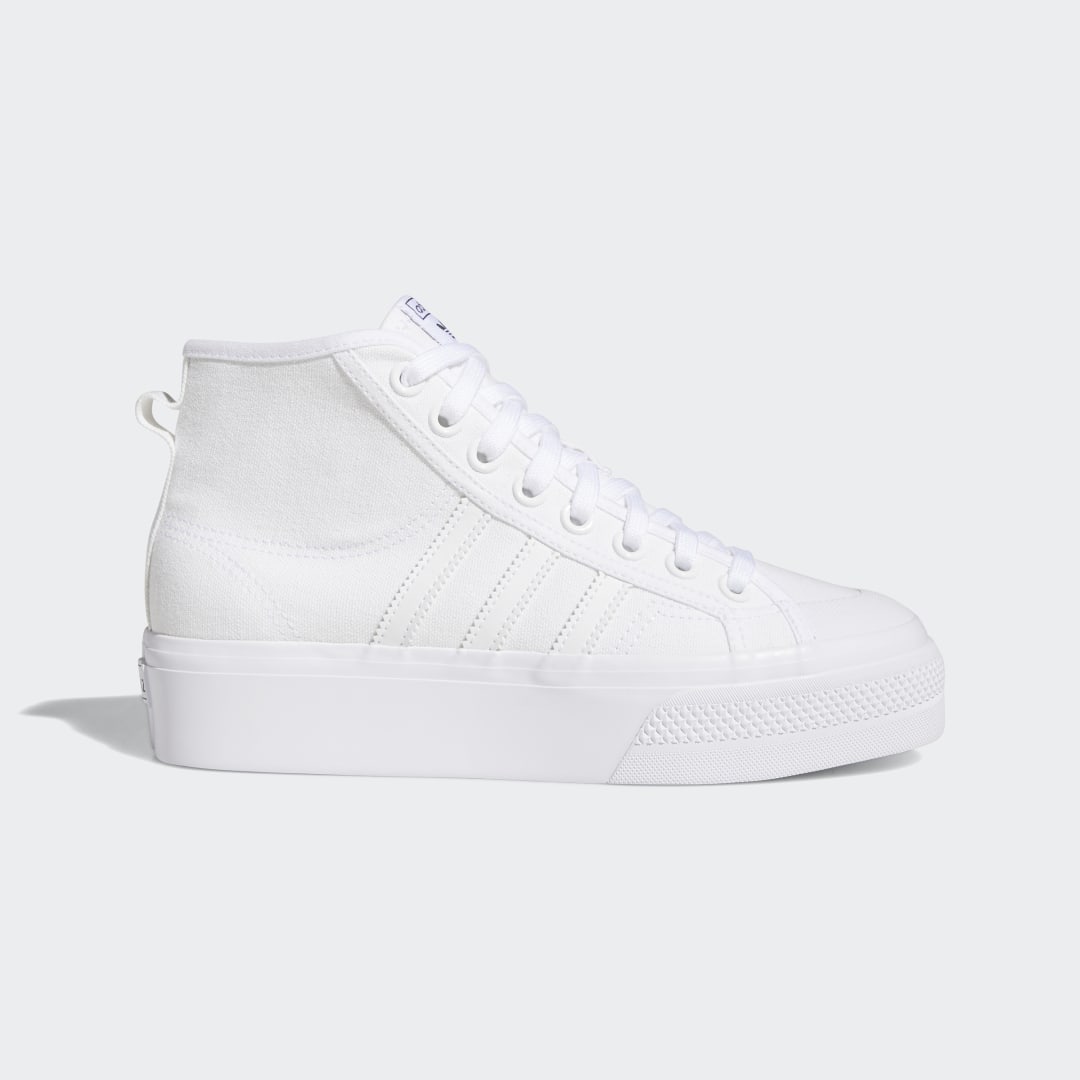 Adidas Nizza Platform Mid Cloud White / Cloud White / Cloud White (FY2782)
