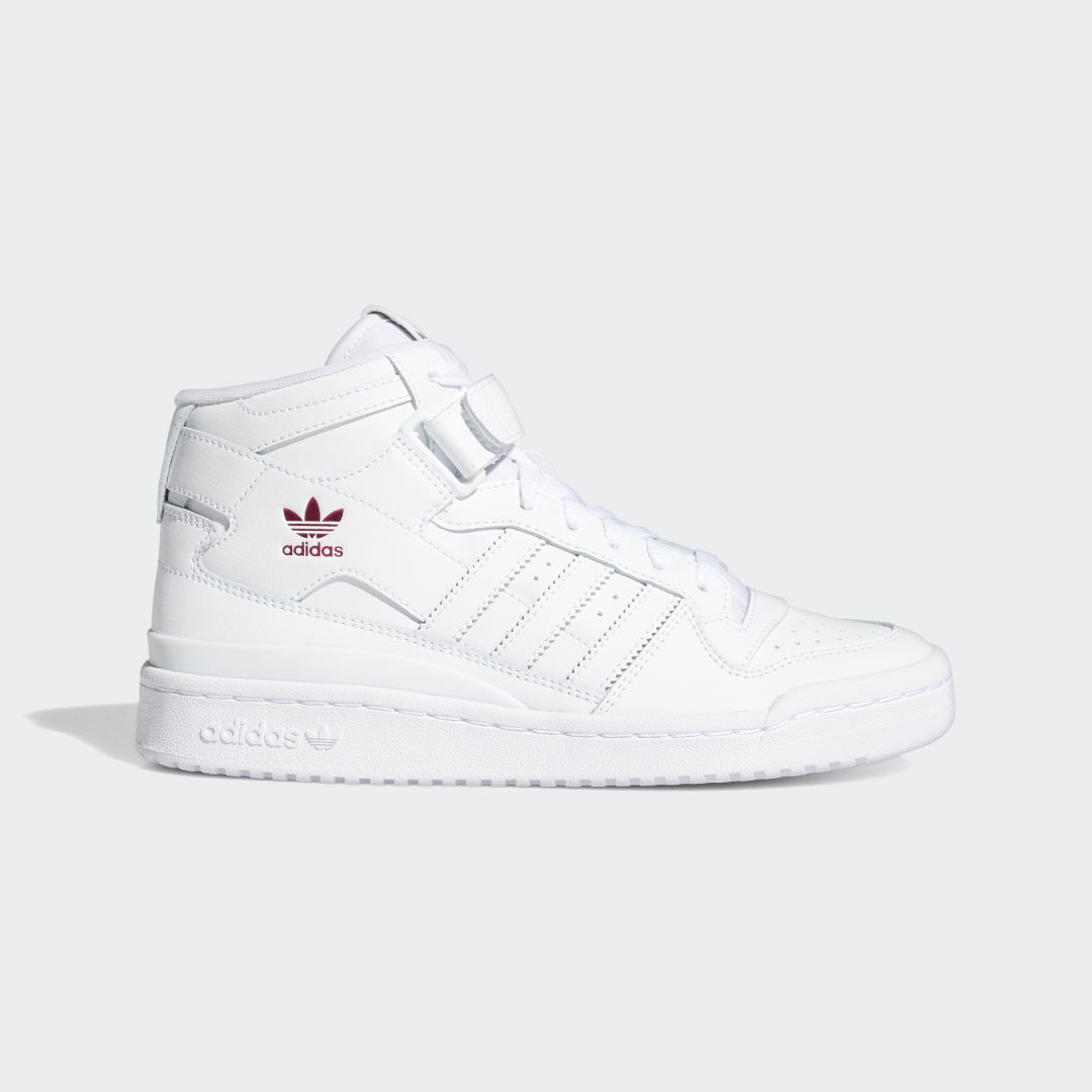 Adidas Forum Mid Cloud White / Cloud White / Shock Pink (G57984)