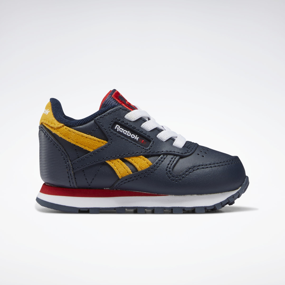 Reebok Classic Leather Shoes Vector Navy / Vector Red / Collegiate Gold (G58365)