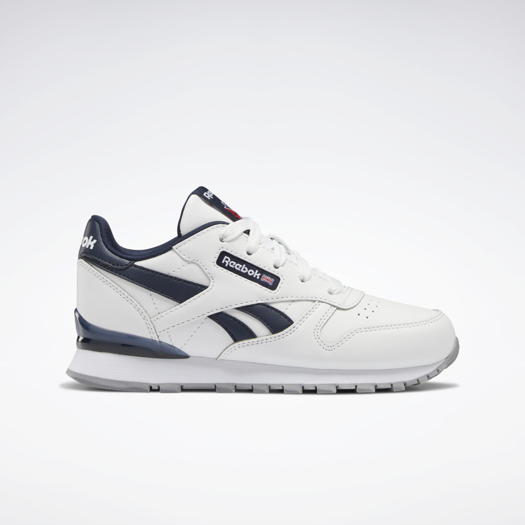 Reebok Classic Leather Step 'n' Flash Shoes Cloud White / Cloud White / Vector Navy (GV8642)