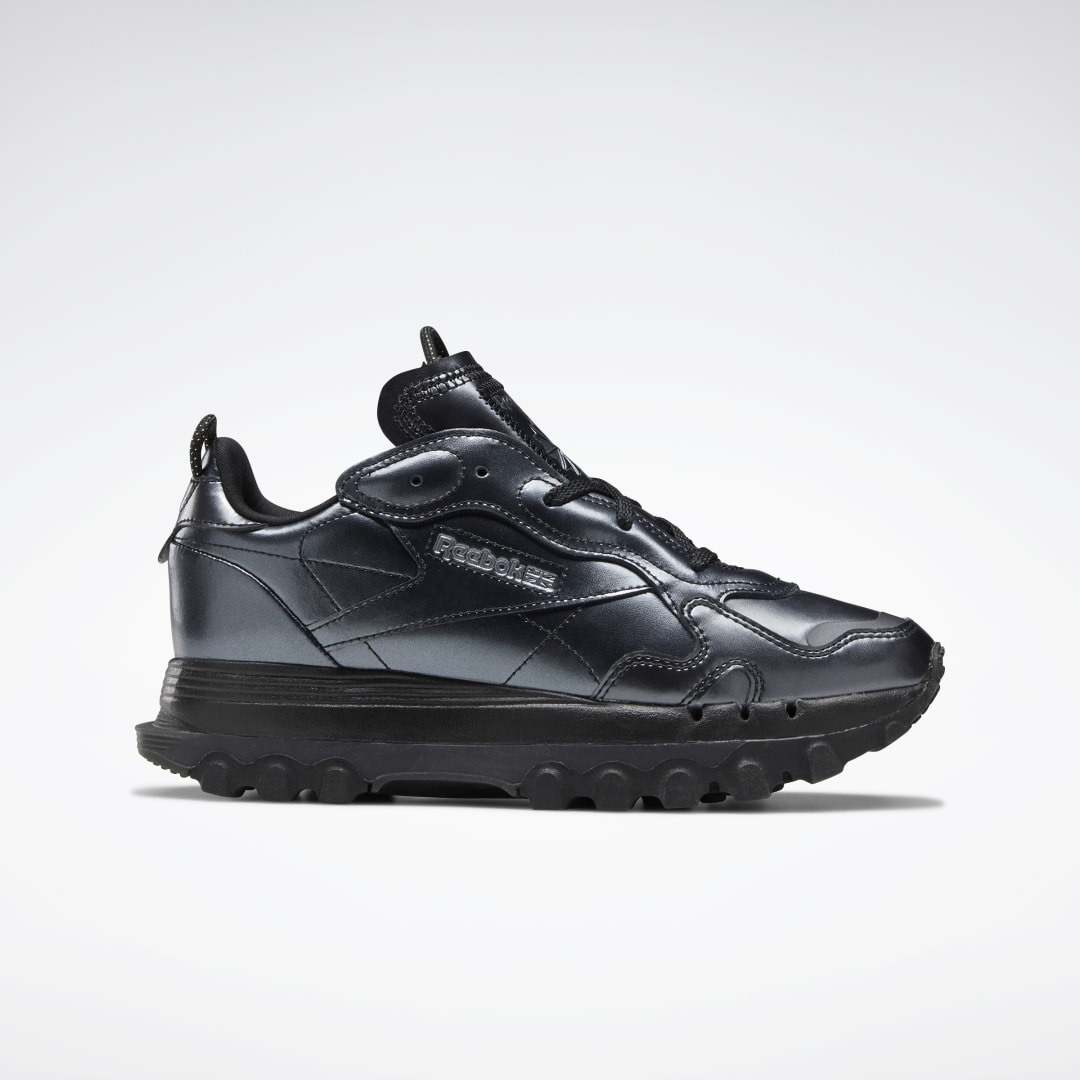 Reebok Cardi B Classic Leather Shoes Core Black / Core Black / Dark Silver (GW2631)