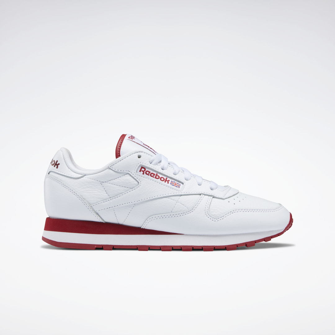 Reebok Classic Leather Shoes Cloud White / Flash Red / Cloud White (GW3329)