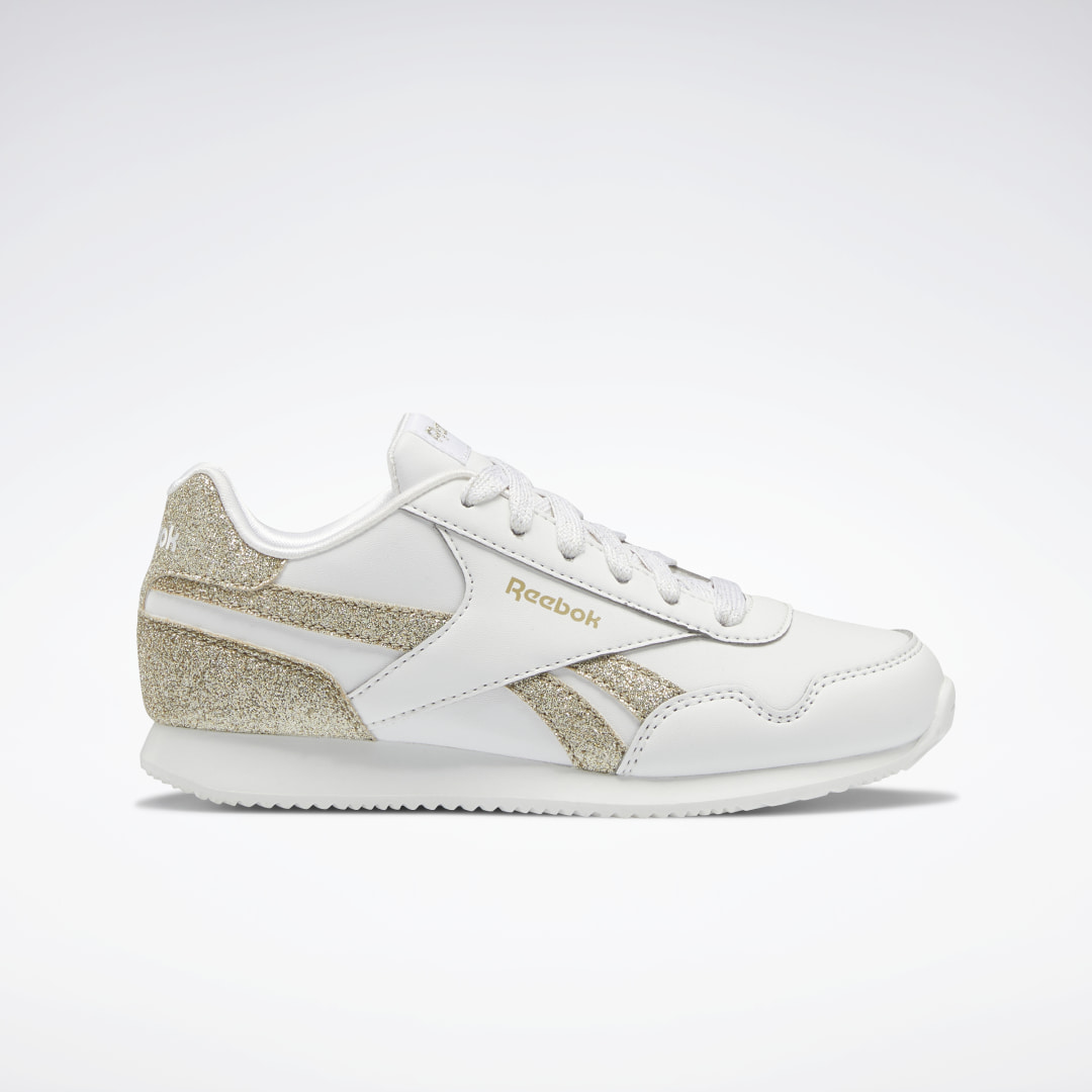 Reebok Royal Classic Jog 3 Shoes Cloud White / Cloud White / Gold Metallic (GW3701)