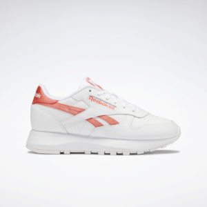 Reebok Classic Leather SP Shoes Cloud White / Cloud White / Semi Orange Flare (GW3795)