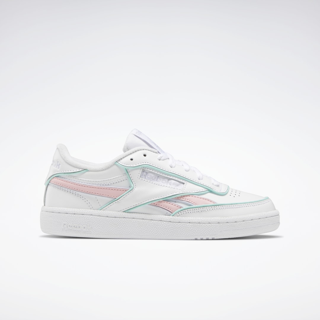 Reebok Club C Revenge Shoes Cloud White / Pink Glow / Pixel Mint (GW3824)