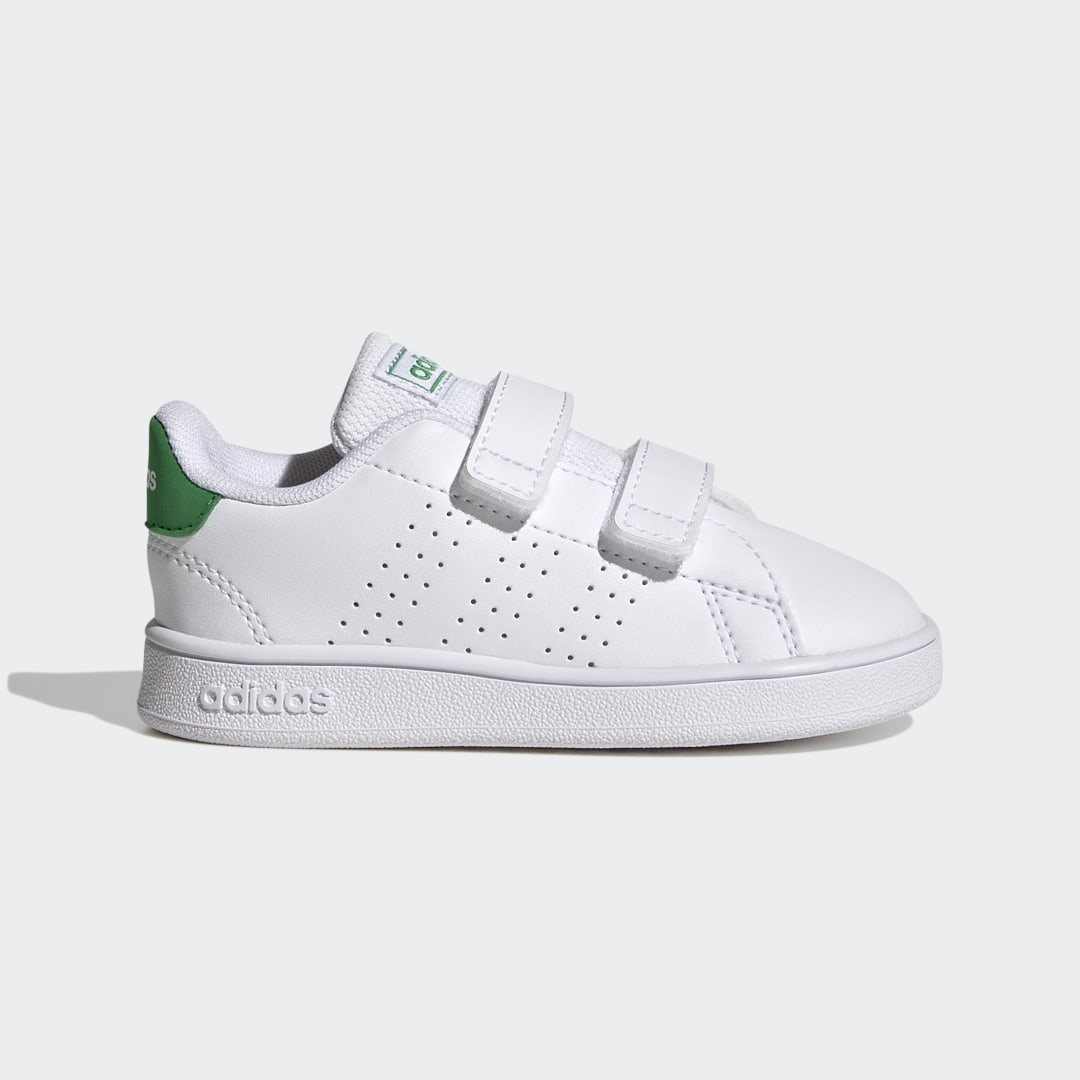 Adidas Advantage Lifestyle Court Two Hook-and-Loop Cloud White / Green / Core Black (GW6500)