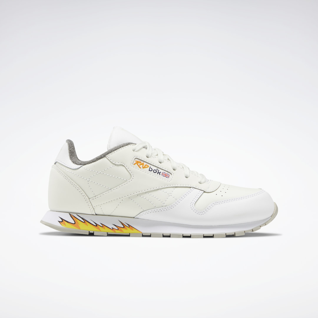 Reebok Power Rangers Classic Leather Shoes Chalk / Cloud White / Tin Grey (GW8632)