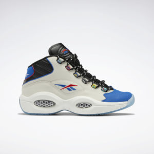 Reebok Question Mid Shoes Chalk / Core Black / Vector Blue (GW8858)