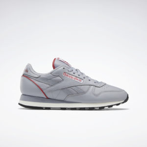 Reebok Classic Leather 1983 Vintage Shoes Cold Grey / Flash Red / Chalk (GX0282)