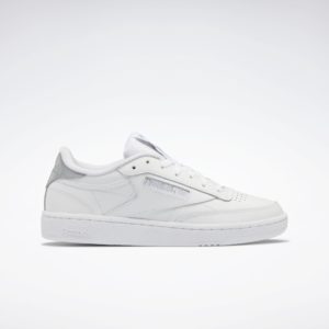 Reebok Club C 85 Shoes Cloud White / Pure Grey 3 / Silver Metallic (GX1701)
