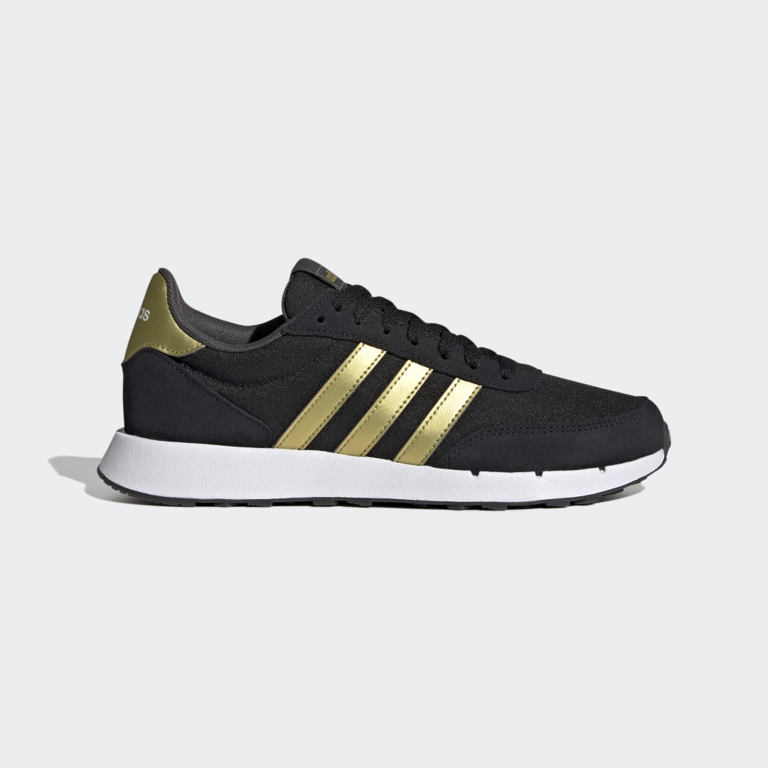 Adidas Run 60s 2.0 Core Black / Gold Metallic / Grey Six (GX1714)