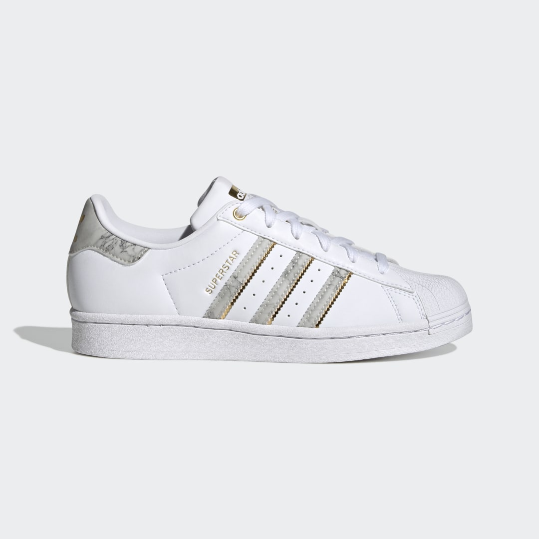 Adidas Superstar Cloud White / Gold Metallic / Cloud White (GX1839)