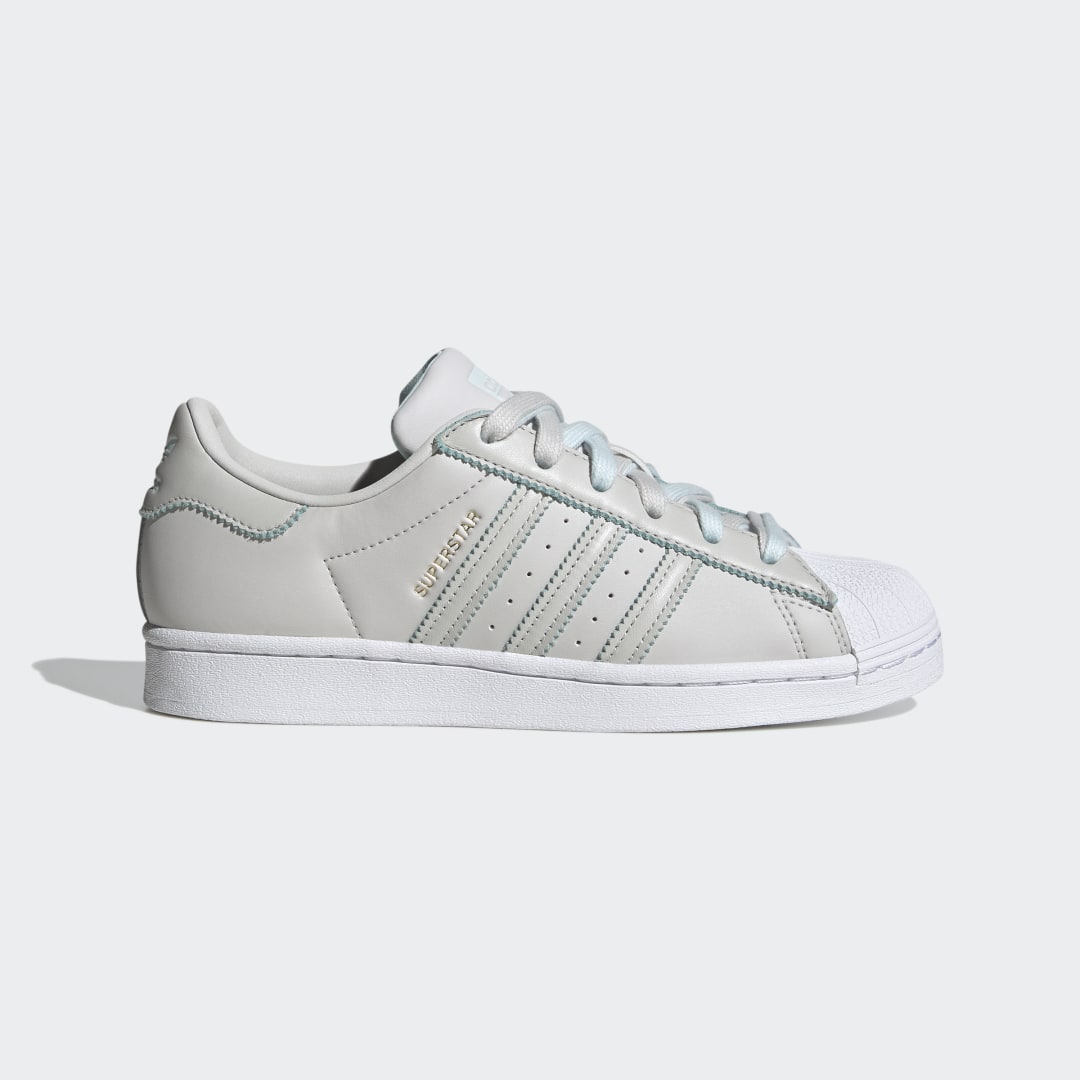 Adidas Superstar Grey One / Almost Blue / Gold Metallic (GX2010)