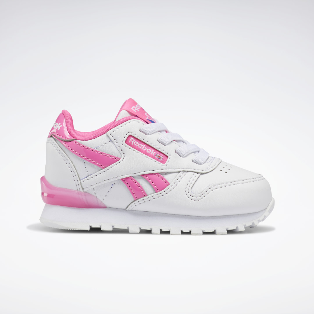 Reebok Classic Leather Step 'n' Flash Shoes Cloud White / Cloud White / Atomic Pink (GX3885)