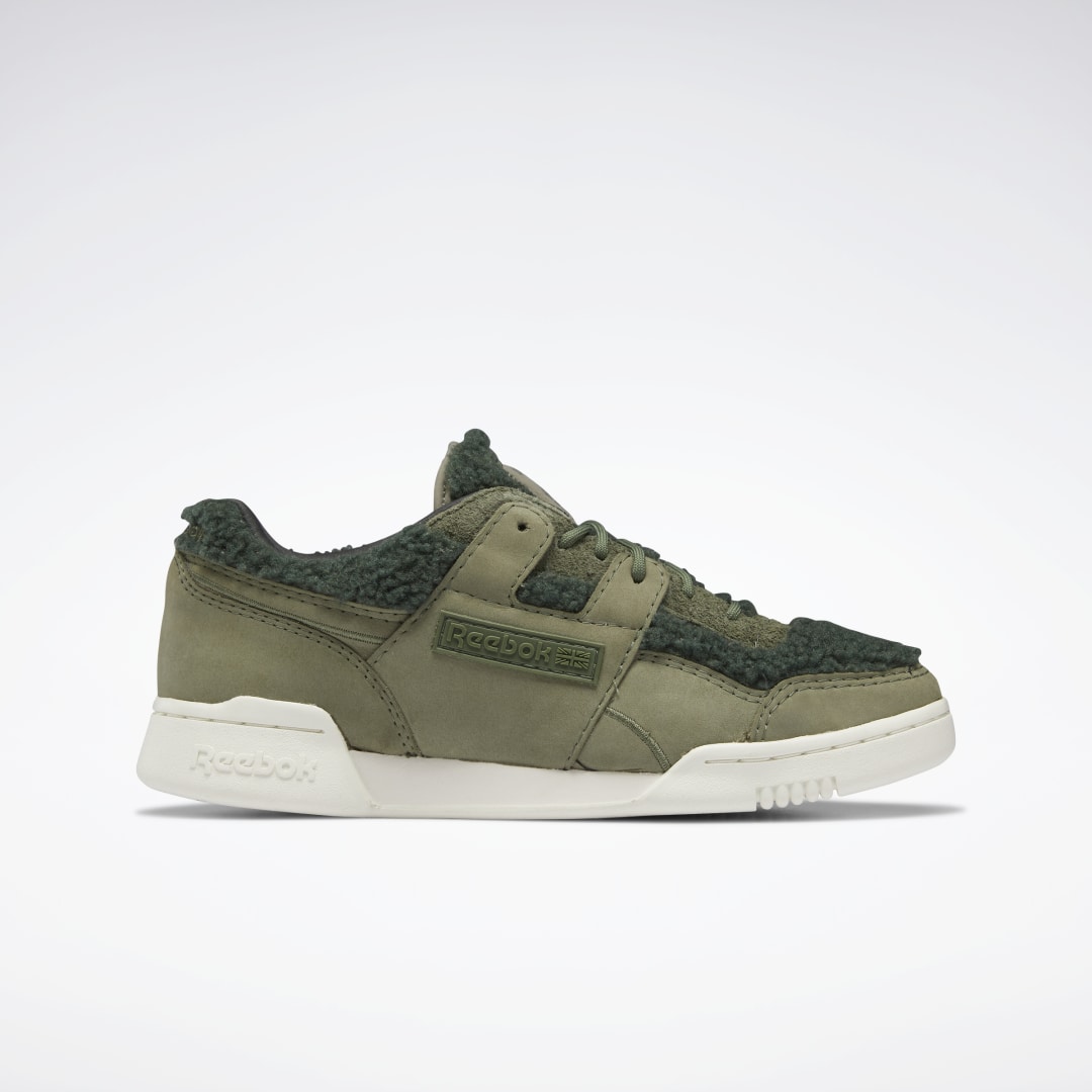 Reebok Workout Plus Shoes Hunter Green / Pure Grey 8 / Cherry (GX5422)
