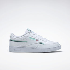 Reebok Club C 85 Vegan Shoes Cloud White / Hint Mint / Midnight Pine (GX7562)