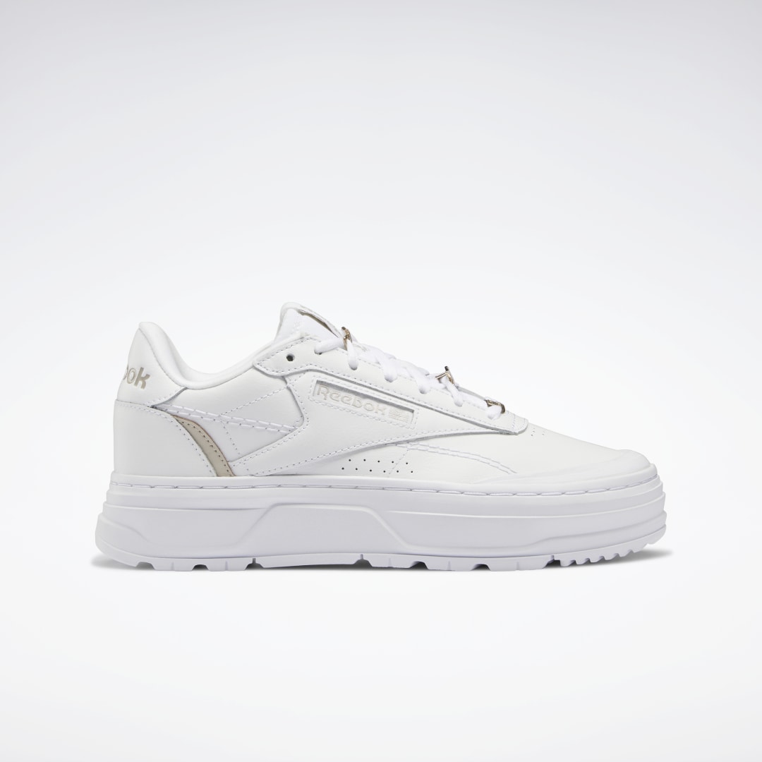 Reebok Club C Double Geo Shoes Cloud White / Cloud White / Moonstone (GX8766)