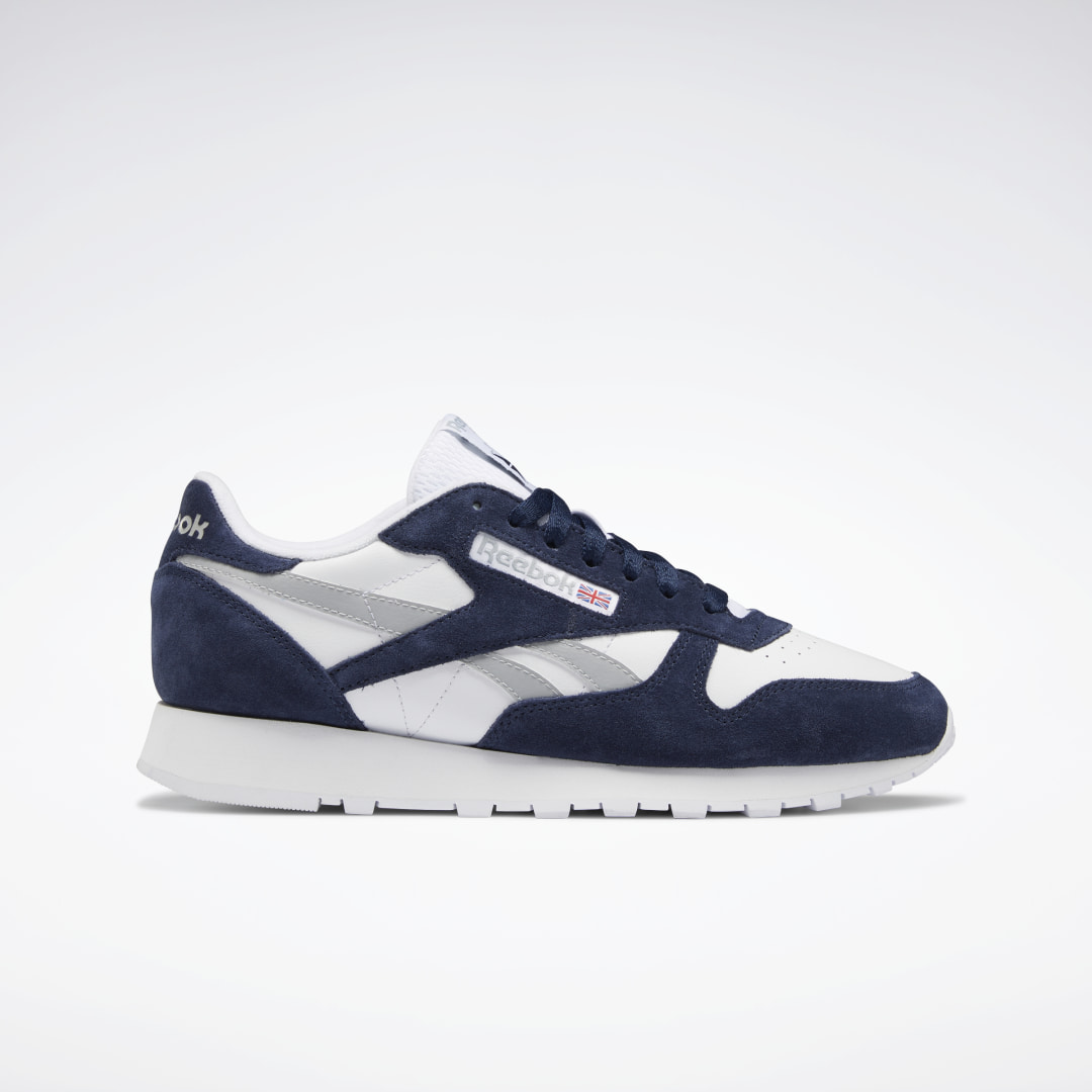 Reebok Classic Leather Shoes Vector Navy / Cloud White / Pure Grey 3 (GX9314)