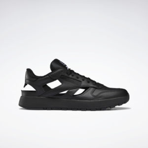 Reebok Maison Margiela Classic Leather DQ Shoes Black / Cloud White / Black (GY0244)