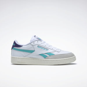 Reebok Club C Revenge Shoes Cloud White / Classic Teal / Bold Purple (GY1822)
