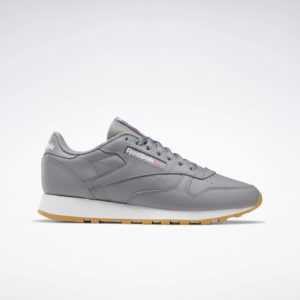 Reebok Classic Leather Shoes Pure Grey 5 / Cloud White / Reebok Rubber Gum-03 (GY3599)