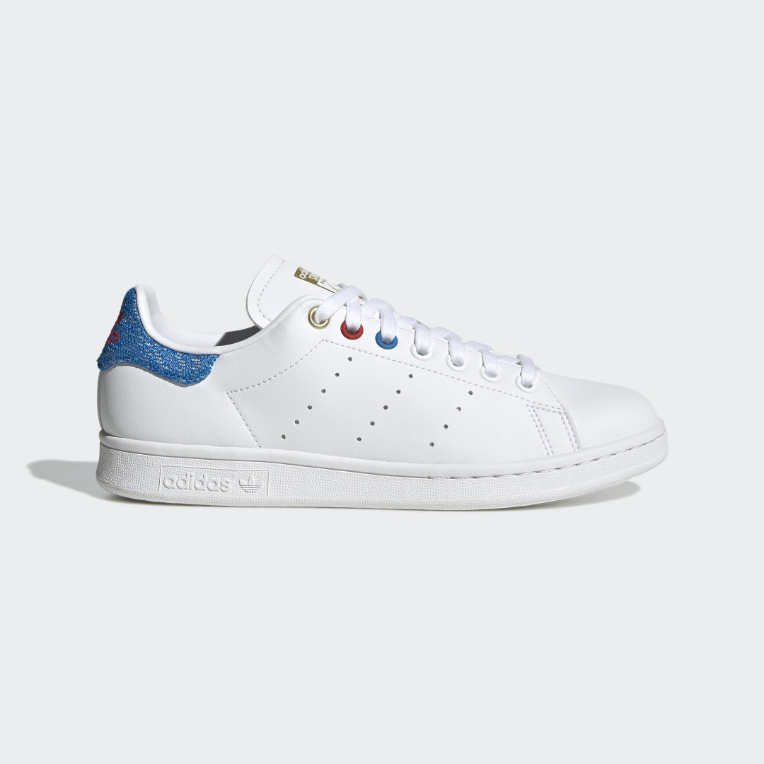 Adidas Stan Smith Cloud White / Blue Rush / Matte Gold (GY5701)