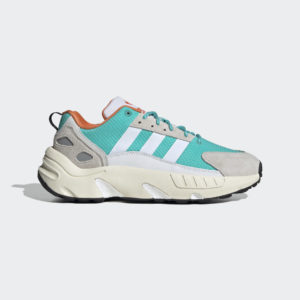 Adidas ZX 22 BOOST Cloud White / Semi Mint Rush / Semi Solar Orange (GY6693)